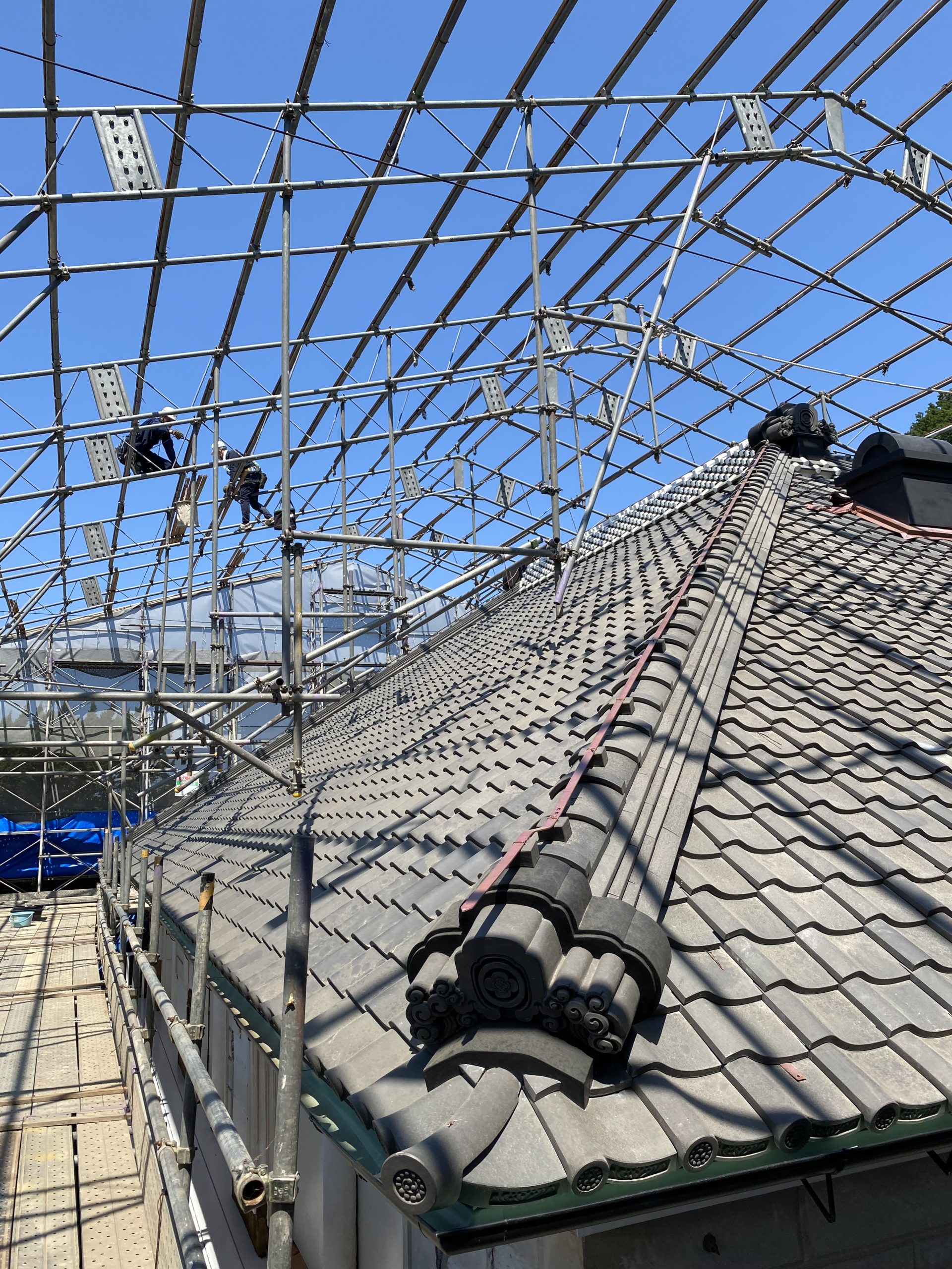 N市M住宅素屋根解体始まる…